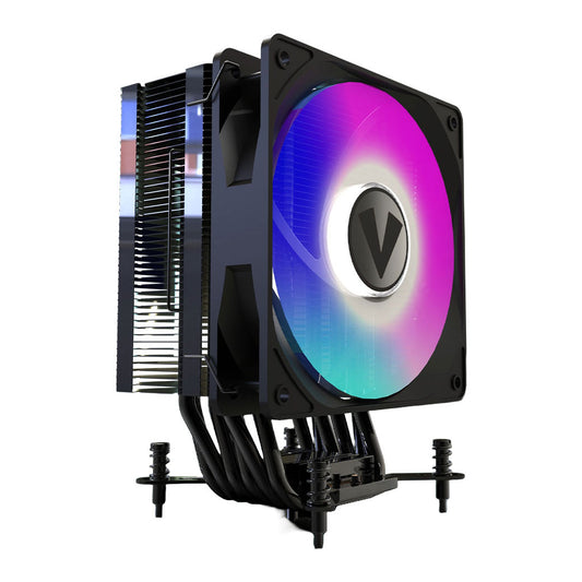Vida Boreas Intel/AMD Black CPU Cooler with Dual 120mm Fans Intel/AMD TDP 220w