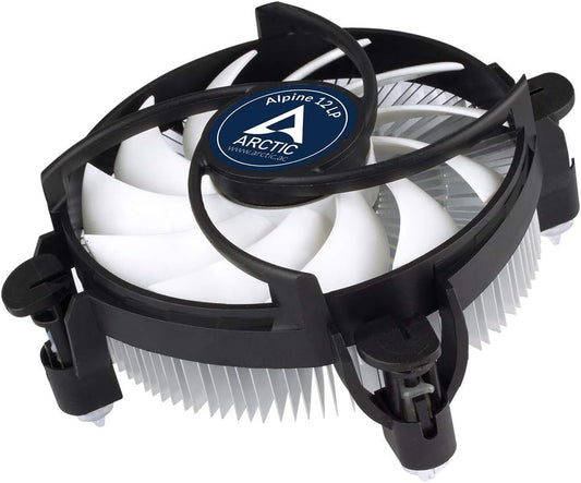 ARCTIC Alpine 12 LP CPU Cooler for Intel socket 115x 1200 With 92mm PWM Fan, Low Profile, MX-4 Thermal Compound