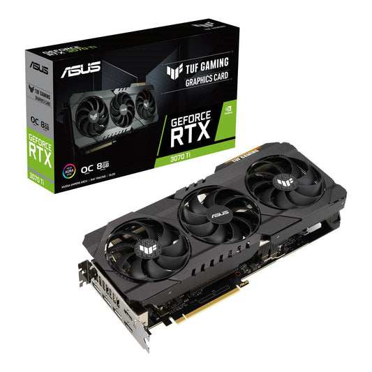 ASUS GeForce RTX 3070 Ti TUF 8GB OC GPU Ampere PC Graphics Card 90YV0GY0-M0NA00